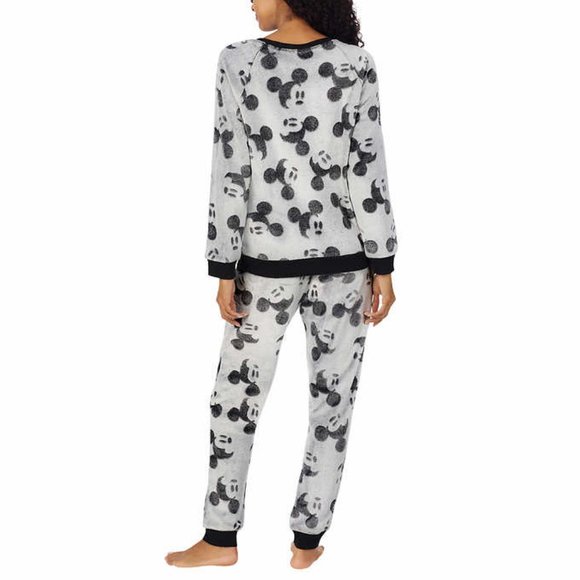 New Disney Womens 2-Piece Fleece Jogger Lounge Set - Picture 5 of 7